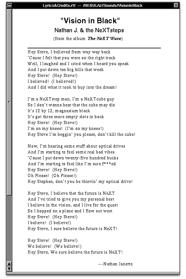 jobs song lyrics